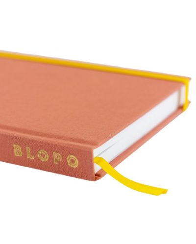 Тефтер с ленени корици Blopo - The Flamingo, страници на точки - 2