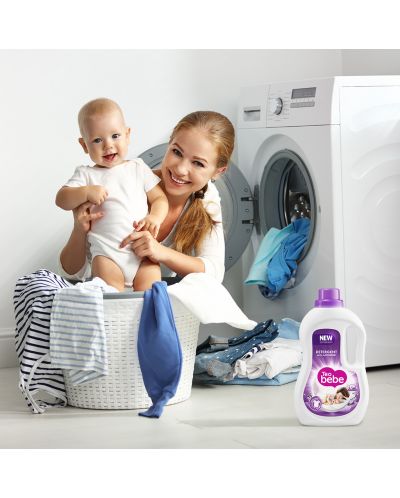 Перилен препарат Teo Bebe Cotton Soft - Лавандула, 100 изпирания, 5 x 1.1 L - 3