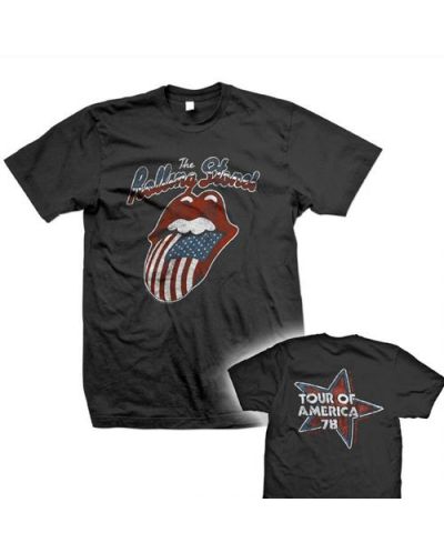 Тениска Rock Off The Rolling Stones - Tour of America 78 - 1