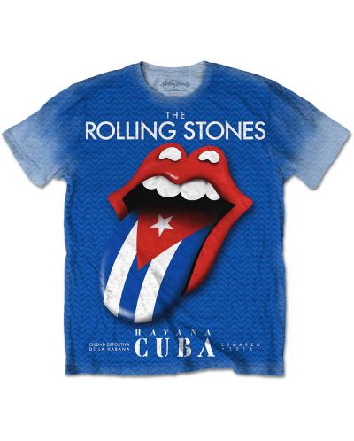 Тениска Rock Off The Rolling Stones - Havana Cuba - 1