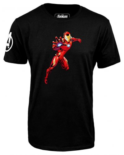 Тениска Avengers - Iron Man, черна - 1