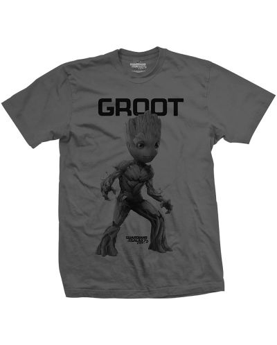 Тениска Rock Off Marvel Comics - Guardians of the Galaxy Vol. 2 Groot Mono - 1