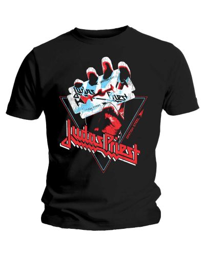 Тениска Rock Off Judas Priest - British S - l Hand Triangle - 1