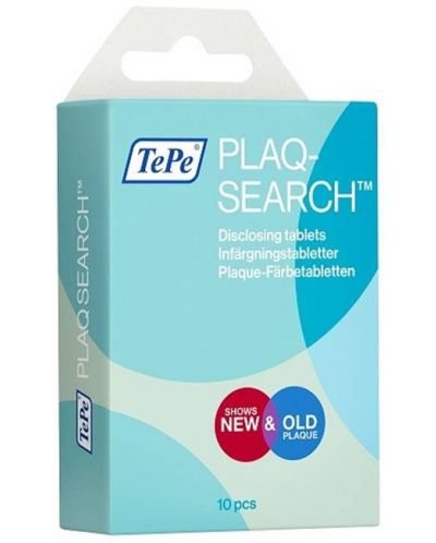 TePe Таблетки за визуализация на плака PlaqSearch, 10 броя - 1