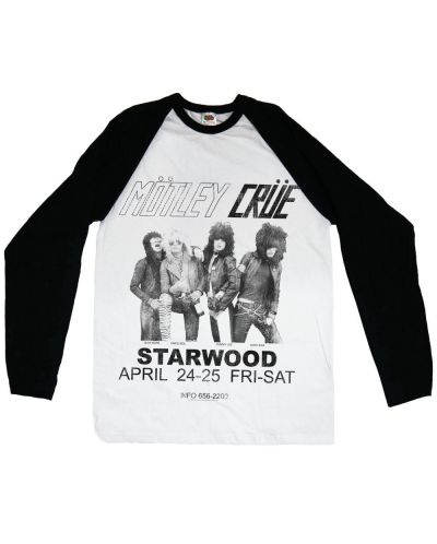 Тениска Rock Off Motley Crue - Starwood Flyer 1981 - 1