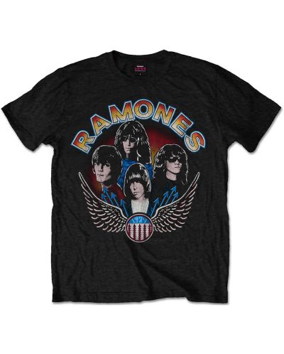 Тениска Rock Off Ramones - Vintage Wings Photo - 1