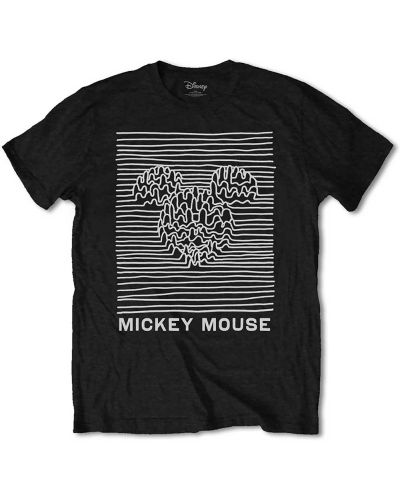 Тениска Rock Off Disney - Mickey Mouse Unknown Pleasures - 1