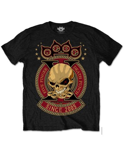 Тениска Rock Off Five Finger Death Punch - Anniversary X - 1