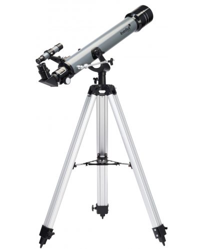 Телескоп Levenhuk - Blitz 70 BASE, сив - 2