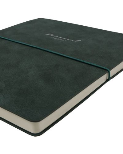 Тефтер Victoria's Journals Kuka - Тъмнозелен, пластична корица, 96 листа, В5 - 2