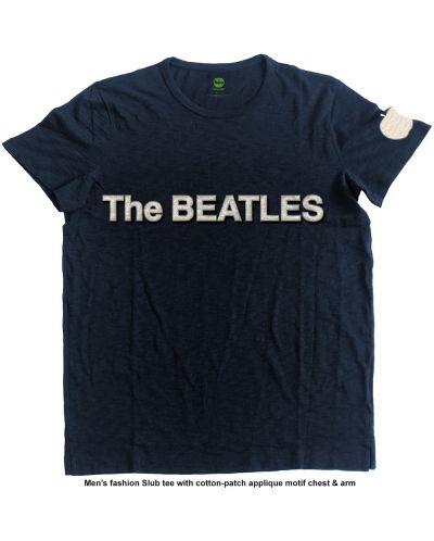 Тениска Rock Off The Beatles Fashion - Logo & Apple - 1