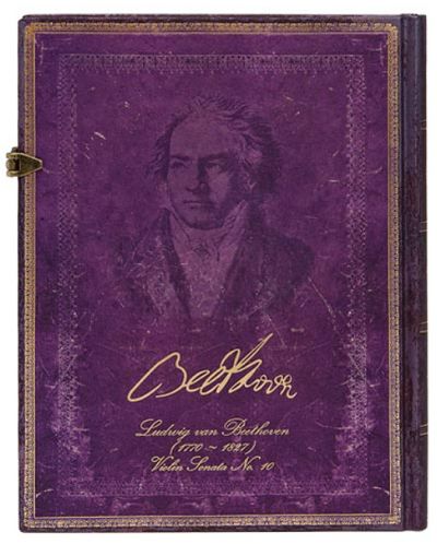 Тефтер Paperblanks - Beethoven's 250th Birthday, 18 х 23 cm, 72 листа - 3