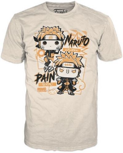 Тениска Funko Animation: Naruto Shippuden - Naruto vs Pain - 1