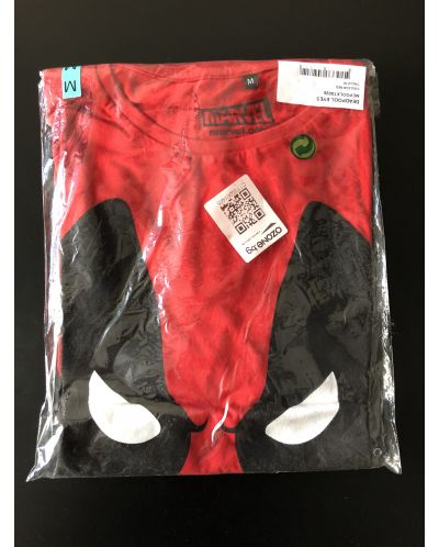 Тениска Deadpool - Angry Eyes, червена, размер M (разопакован) - 2
