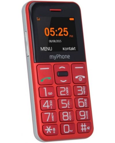 Мобилен телефон myPhone - Halo Easy, 1.77", 4MB, червен - 2