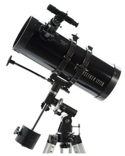 Телескоп Celestron - Powerseeker 127 EQ, N 127/1000, черен - 7