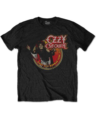 Тениска Rock Off Ozzy Osbourne - Diary of a Mad Man Tour 1982 - 1