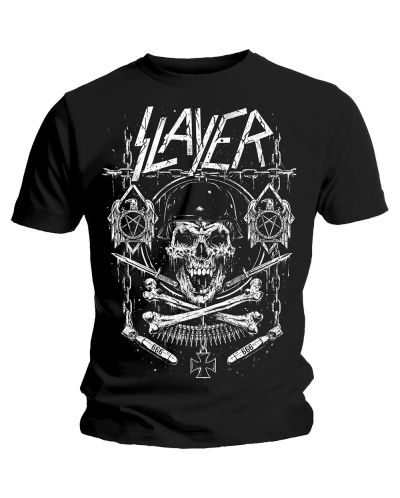 Тениска Rock Off Slayer - Skull & Bones - 1