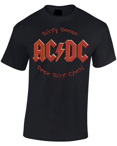 Тениска Plastic Head Music: AC/DC - Dirty Deeds - 1