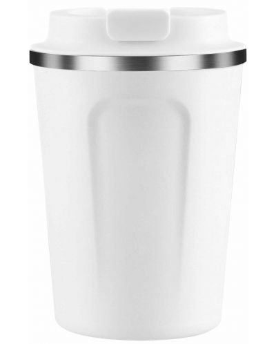 Термочаша Asobu Coffee Compact - 380 ml, бяла - 1