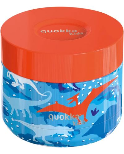 Термобуркан за храна Quokka Kids  - Whim, Dinosaur, 360 ml - 1
