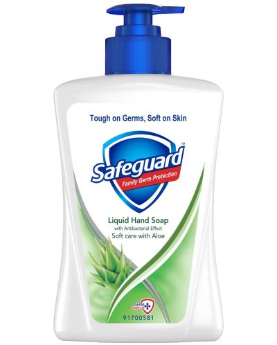 Safeguard Течен сапун, алое, 225 ml - 1