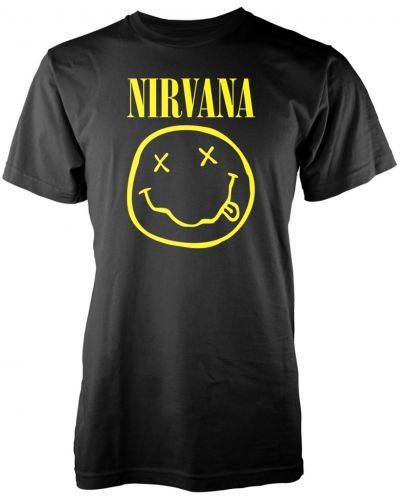 Тениска Plastic Head Music: Nirvana - Smiley Logo - 1
