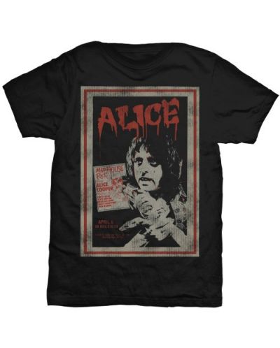 Тениска Rock Off Alice Cooper - Vintage Poster - 1