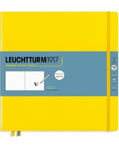 Тефтер Leuchtturm1917 Sketchbook - Квадратен, жълт - 1