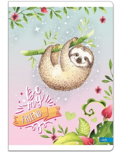 Тетрадка Lastva Cute - A5, 52 листа, тесни и широки редове, асортимент ...