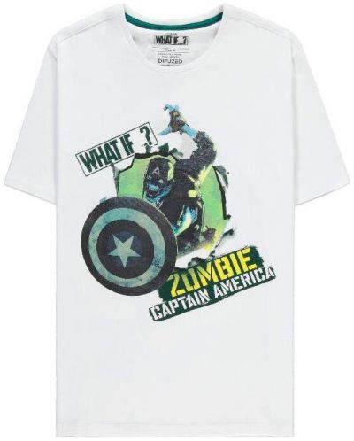 Тениска Difuzed Marvel: What If…? - Zombie Captain America - 1