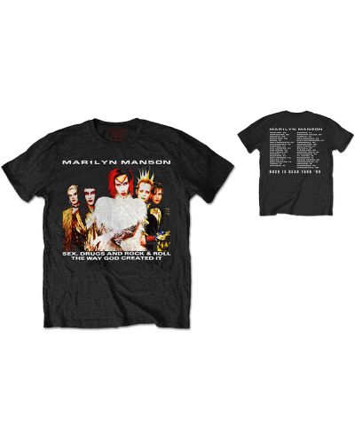Тениска Rock Off Marilyn Manson - Rock Is Dead 1999 Tour - 1