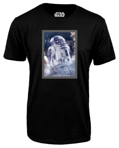 Тениска Star Wars - R2-D2, черна - 1
