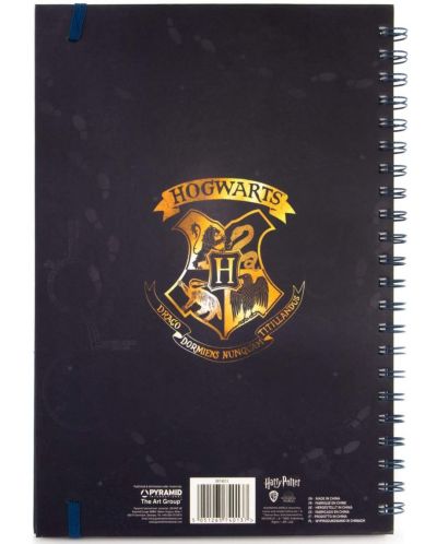 Тефтер Pyramid Movies: Harry Potter - Marauder's Map, със спирала, формат А4 - 5