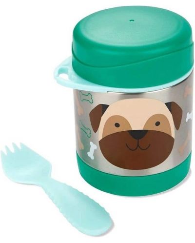 Термо контейнер за храна Skip Hop Zoo - 325 ml, мопс - 2