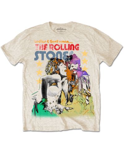 Тениска Rock Off The Rolling Stones - Mick & Keith Watercolour Stars - 1