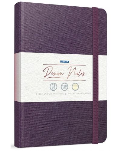 Тефтер Gipta - Denim Notes, 19 x 26 cm, микроперфорация, асортимент - 5