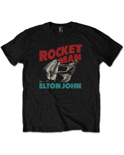 Тениска Rock Off Elton John - Rocketman Piano - 1