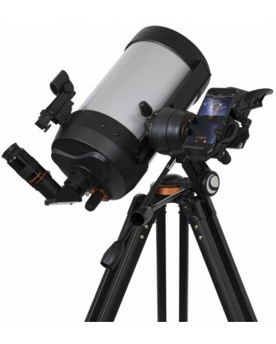 Телескоп Celestron - StarSense Explorer DX 6 AZ, SC 150/1500, сив - 2