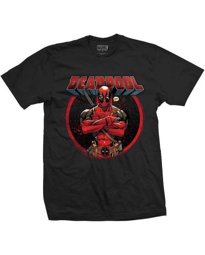 Тениска Rock Off Marvel Comics - Deadpool Crossed Arms - 1