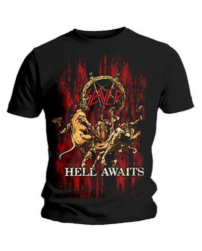 Тениска Rock Off Slayer - Hell Awaits - 1