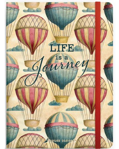 Тефтер Lizzy Card Dolce Blocco - Life is a Journey - 1