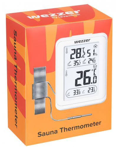 Термометър за сауна Levenhuk - Wezzer SN10, бял - 7