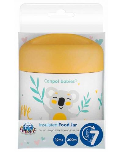 Термоконтейнер за съхранение на храна Canpol babies - Exotic Animals, 300 ml - 6