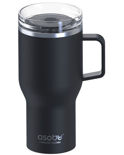 Термочаша Asobu 360 Mug - 840 ml, черна - 1
