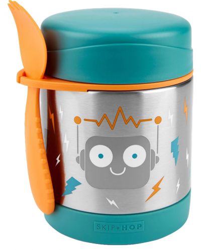 Термо контейнер за храна Skip Hop Spark Style - 325 ml,  робот - 1