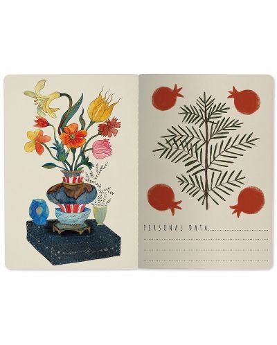 Тетрадка Bruno Visconti - Цветна феерия, А5, бели листове, 40 листа, асортимент - 15