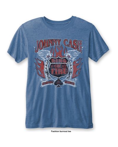 Тениска Rock Off Johnny Cash Fashion - Ring of Fire - 1