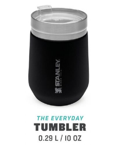 Термочаша с капак Stanley GO Everyday Tumbler - 290 ml, черна - 4