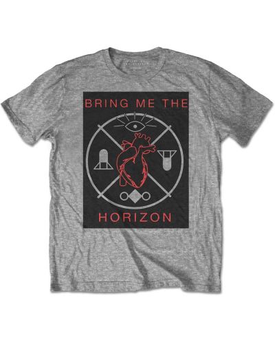 Тениска Rock Off Bring Me The Horizon - Heart & Symbols - 1